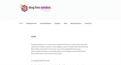 Desktop Screenshot of drugfreesolution.com